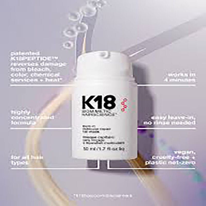 ماسک مو ترمیم کننده مولکولار ریپیر موی اسیب دیده کی 18 | k18 Molecular Repair Damaged Hair Hair Mask - Image 2